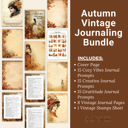 Autumn Journaling Bundle - A5 Printable Journal Pages