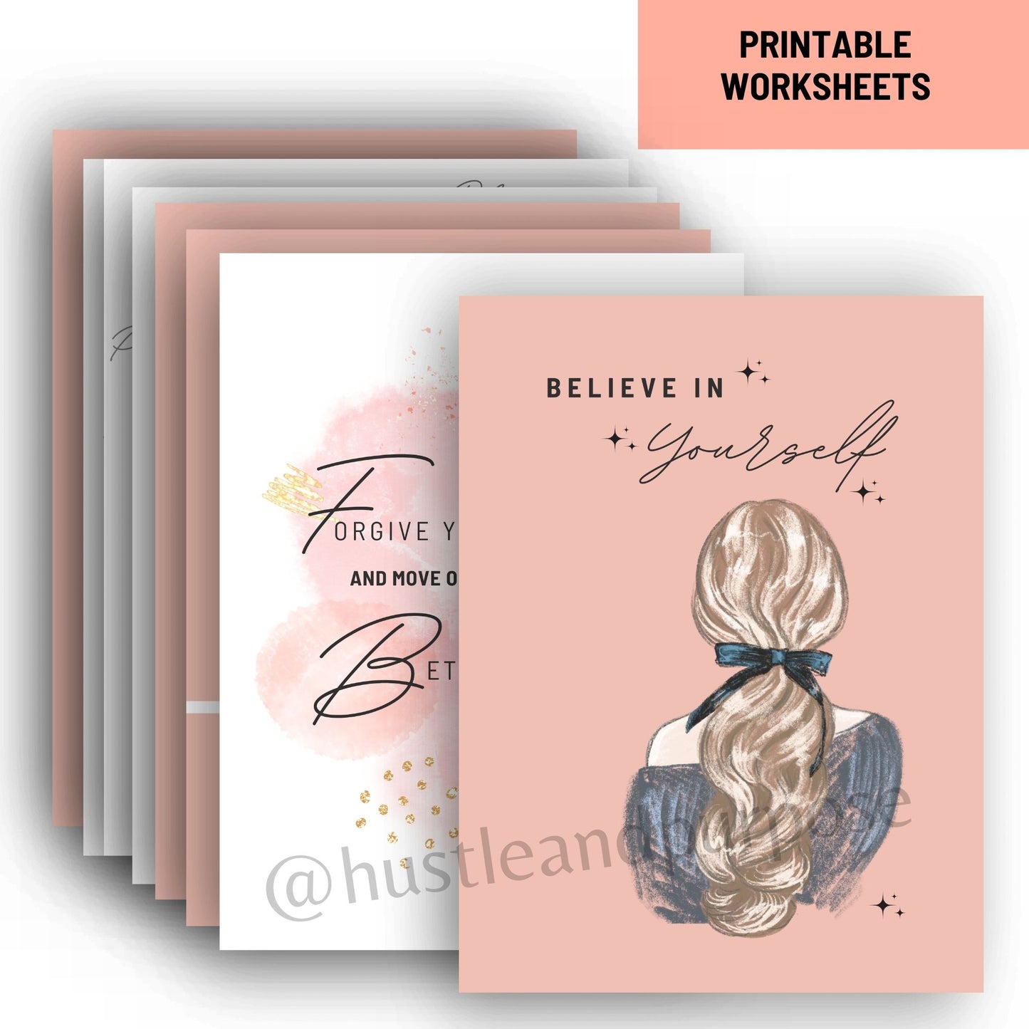 Goal Setting Printable Bundle for Positive Transformation