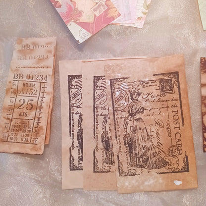Large Collage Kit - Ephemera Kit - Vintage Paper Bundle Journaling Kit