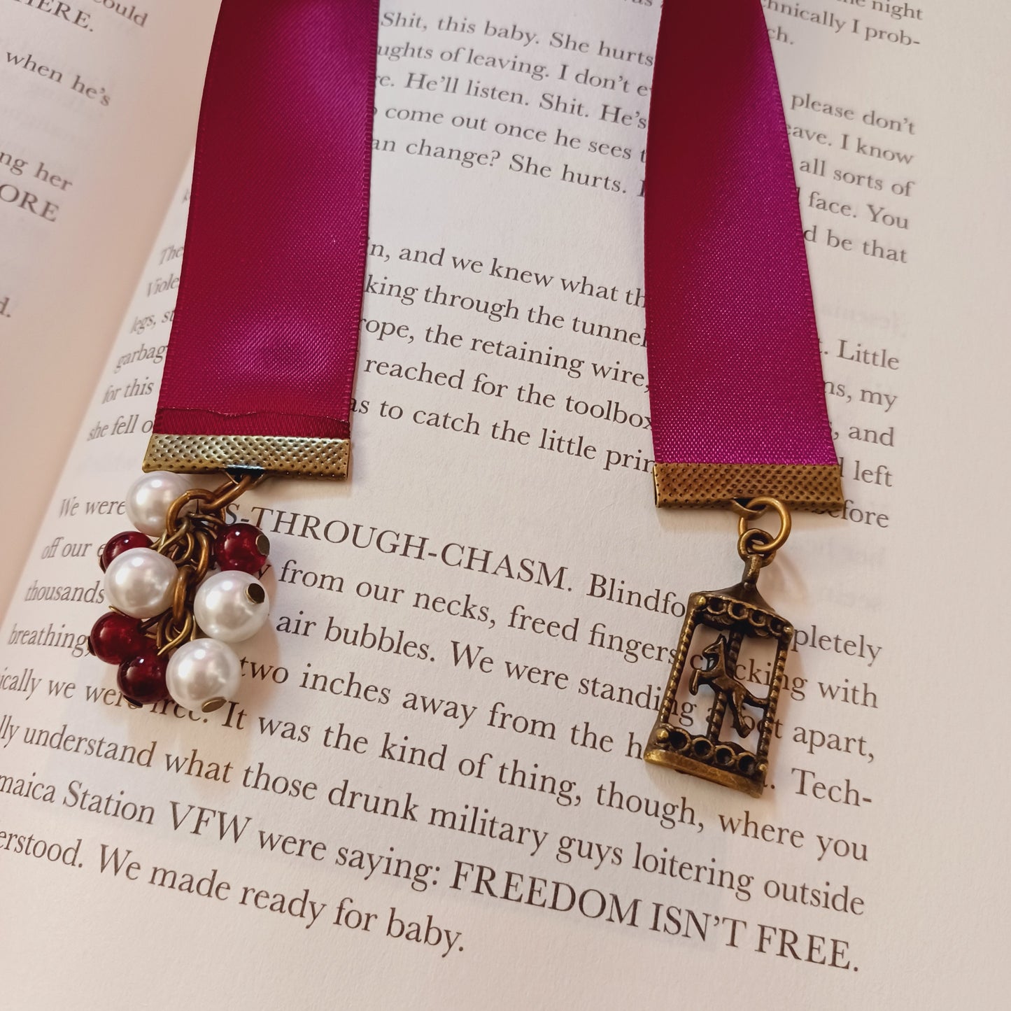 Wine - Alice In Wonderland Vintage Bookmark