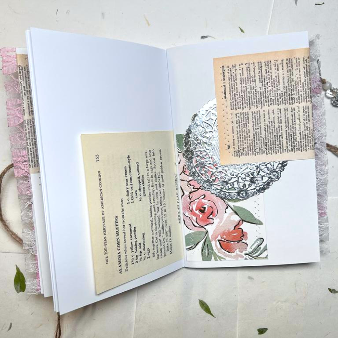 Flowers In Bloom - Treasure Book (Junk Journal) - Hustle & Purpose NYC